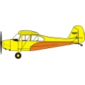Aeronca Airplane Aircraft Decal/Sticker 4.5''h x 11.25''w!