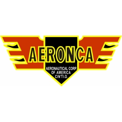 Aeronca Aircraft Logo,Decal/Sticker 4 7/8''h x 11 1/2''w!