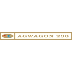 Cessna Agwagon 230 Aircraft Decal/Sticker 1 1/4''h x 12''w!