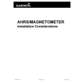 Garmin AHRS/Magnetometer Installation Considerations 190-01051-00