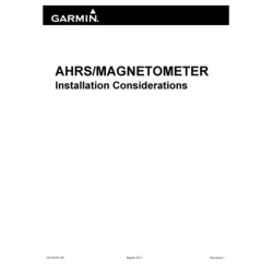 Garmin AHRS/Magnetometer Installation Considerations 190-01051-00