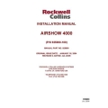Rockwell Collins Airshow 4000 Installation Manual 925000-100_v2005