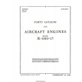 Lycoming R-680-17 Aircraft Engines Parts Catalog 1944