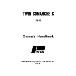 Piper PA-30 Twin Comanche C Owner's Handbook 753-773