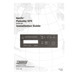 Apollo Model 820 Flybuddy GPS Installation Guide  560-0064