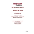 Rockwell Collins Airshow 4000 Installation Manual 925600_v2004