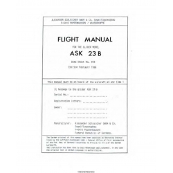 Alexander Schleicher ASK 23B Flight Manual
