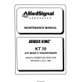 Bendix King KT 70 ATC Mode S Transponder Maintenance Manual 006-05306-0003