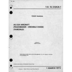Fairchild AU-23A Aircraft Flight Manual 1973 TO 1U-23AA-1