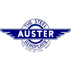 Auster Aircraft Logo,Decal/Sticker 11" wide by 5.21" high!