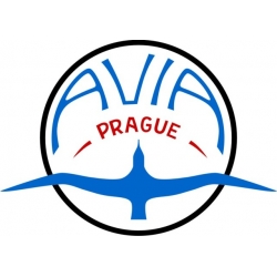 Avia Prague Decal/Vinyl Sticker 8" wide by 5.69" high! 