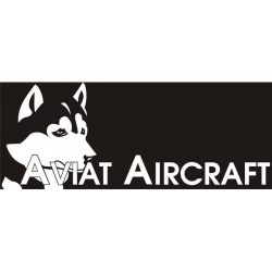 Aviat Husky Aircraft Decal,Sticker/Vinyl Graphics 10.5''wide x 4.5''high!