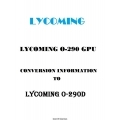 Lycoming O-290 GPU Conversion Information to Lycoming O-290D