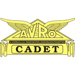 Avro Cadet Aircraft Logo,Decal/Stickers!