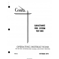 Cessna Capacitance Fuel System Test Box Operating Instructions D5456-13