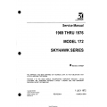 Cessna Model 172 Skyhawk Series (1969 thru 1976) Service Manual D972-4-13  With Temporary Revision D972-4TR7