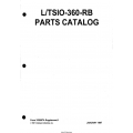 Continental Model L-TSIO-360-RB Parts Catalog X30597A v97