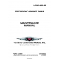 Continental Model L-TSIO-360-RB Maintenance Manual X30645_v08
