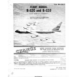 Boeing B-52C & B-52D USAF Series Aircraft Flight Manual T.0. 1B-52C-1