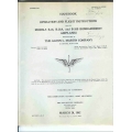Martin B-26, B-26A & B-26B Marauder Airplane Handbook of Operation & Flight Instruction