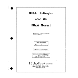 Bell Helicopter Model 47D1 Flight Manual