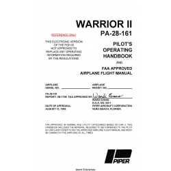 Piper Warrior II PA-28-161 Pilot's Operating Handbook VB-1180_v2015