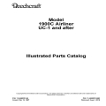 Beechcraft Model 1900C Airliner UC-1 and after Illustrated Parts Catalog 114-590021-59R