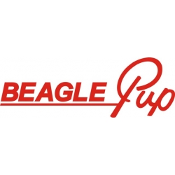 Beagle Pup Aircraft Decal/Sticker 10''w x 2.75''h!