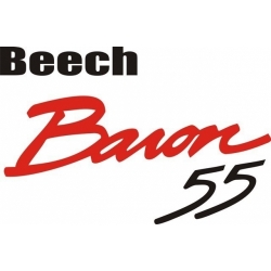 Beech Baron 55 Aircraft Logo,Decals!