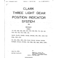 Beechcraft Models 35 A to R, 95 A to E, 56TC Clark Three Light Gear Position Indicator System