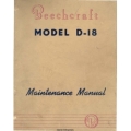 Beechcraft D-18 Maintenance Manual Rev.1955