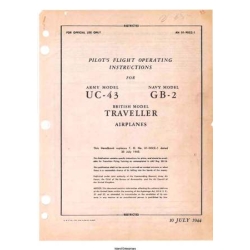 Beechcraft TRAVELLER UC-43 1944 Pilot's Flight Operating Instructions