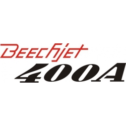 Beechjet 400A Aircraft Logo,Decal/Sticker 5.5''h x 17''w!