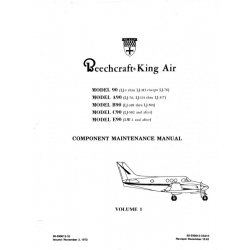 Beechcraft King Air Model 90 Component and Maintenance Manual  Revised December 1981 90-590012-33A13