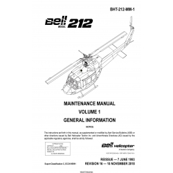 Bell BHT-212  Maintenance Manual