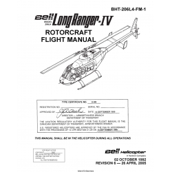 Bell Model 206L4 Long Ranger-IV Rotorcraft Flight Manual BHT-206L4-FM-1