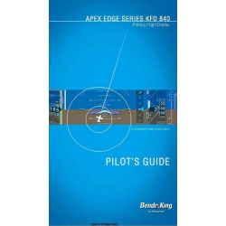 Bendix King KFD 840 KFD-840 Apex Edge Series Primary Flight Display Pilot's Guide