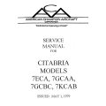 Bellanca Citabria Model 7ECA, 7GCAA, 7GCBC, 7KCAB Service Manual 