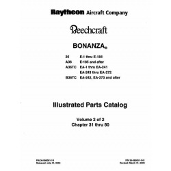 Beechcraft Bonanza 36, A36, A36TC & B36TC Parts Catalog Rev.2005