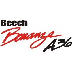 Beechcraft Bonanza A36 Aircraft Decal,Sticker!