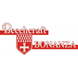 Beechcraft Bonanza Emblem Aircraft Decal,Stickers!