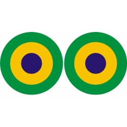 Brazil Roundel Aircraft Insignia Decals!