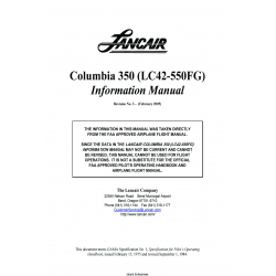  Lancair Columbia 350 (LC42-550FG) Information Manual