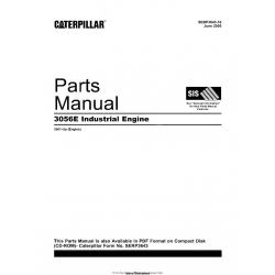 Caterpillar 3056E Industrial 3561-Up (Engine) Parts Manual SEB3643-16