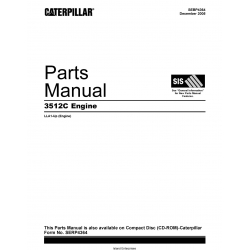 Caterpillar 3512C Engine LLA1-Up (Engine) Parts Manual SERP4364