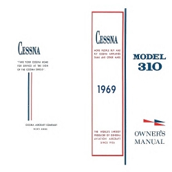 Cessna Model 310P 1969 Owner's Manual D657-13