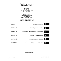 Beechcraft 19, 23, and 24 Series Shop Manual 169-590015G5