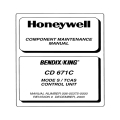 Bendix King CD 671C Mode S/TCAS Control Unit Maintenance Manual 006-05375-0000