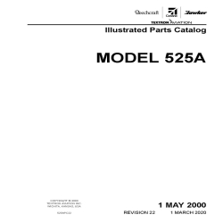 Cessna Model 525A Illustrated Parts Catalog 525APC22