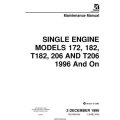 Cessna Single Engine Maintenance Manual  172, 182, T182, 206 AND T206 1996 And On MMSESR04